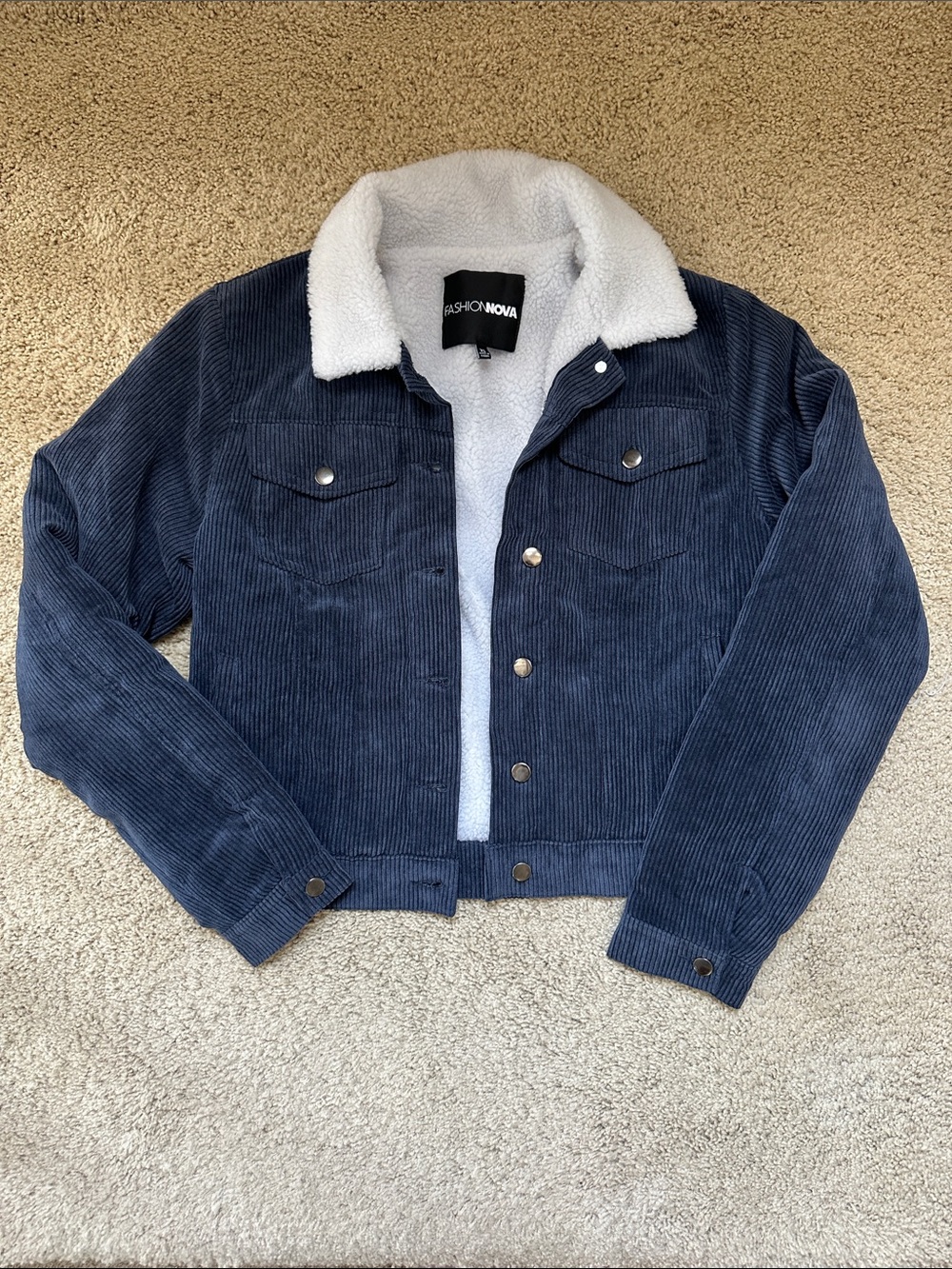 NAVY BLUE AVIATOR JACKET